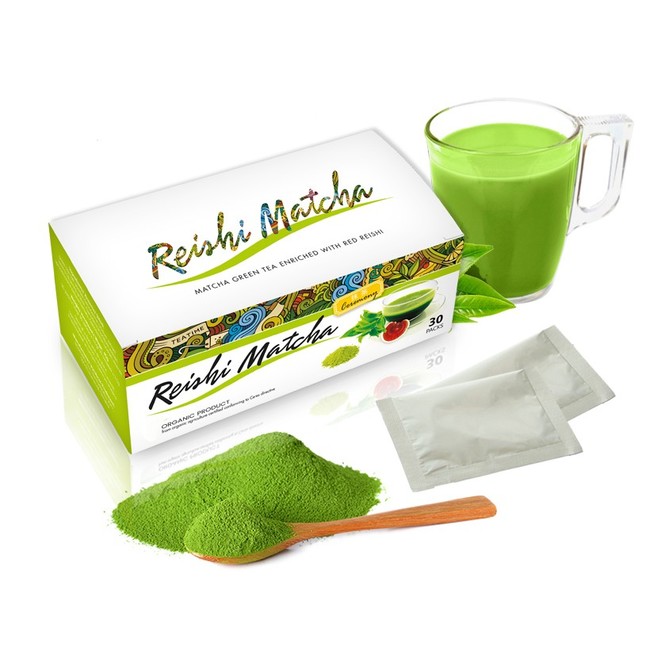 E-shop Bio reishi matcha čaj - zelený čaj