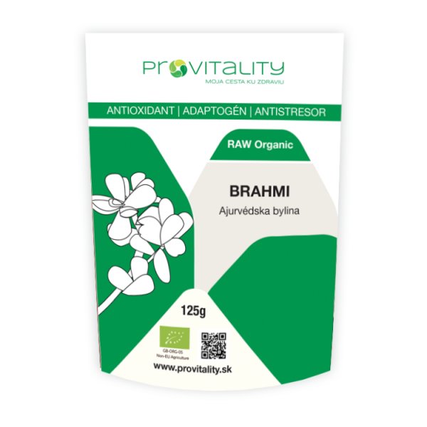E-shop Brahmi Raw Organic prášok