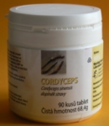 E-shop CORDYCEPS sinensis - 90 tabliet po 500 mg sušenej huby