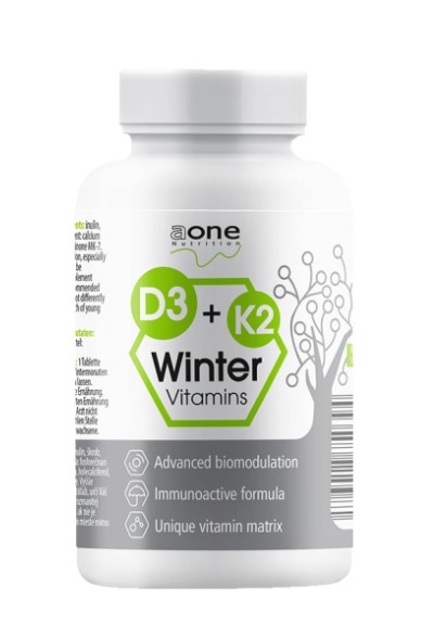 E-shop D3 + K2 - winter Vitamins - Aone 200 tbl