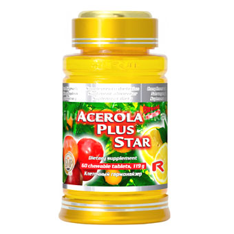 Acerola plus star - vitamín C 500mg