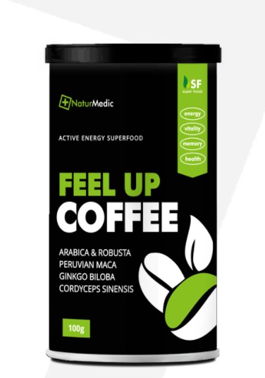 Feel up - káva - energetický nápoj