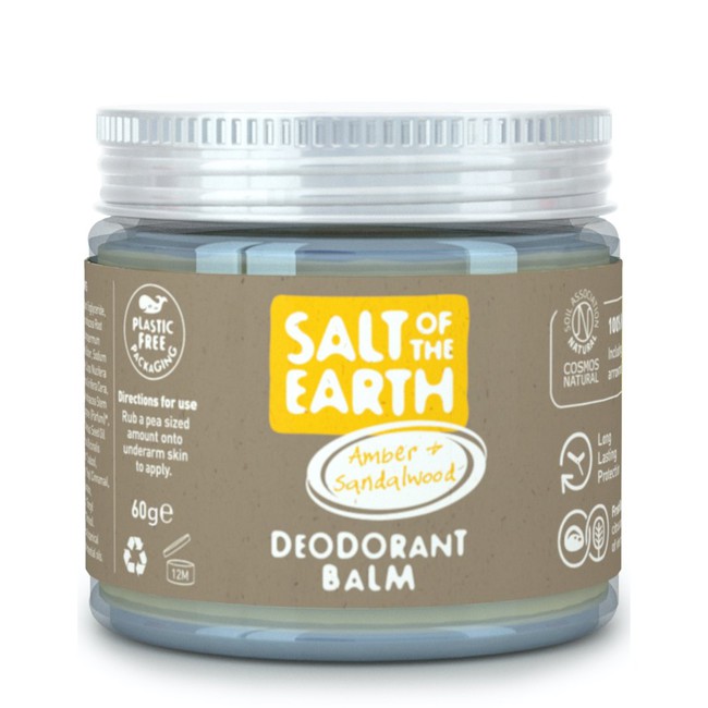 Prírodný deodorant balzam jantár - santalové drevo 60g