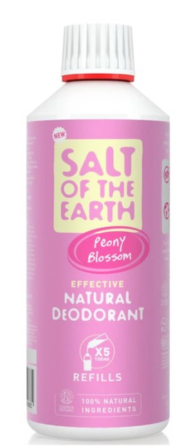 Prírodný kryštálový deodorant - kvet pivónie - náplň 500ml