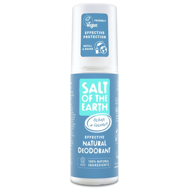 Prírodný kryštálový deodorant - oceán - kokos - sprej 100ml