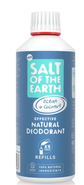 Prírodný kryštálový deodorant - oceán - kokos - náplň 500ml