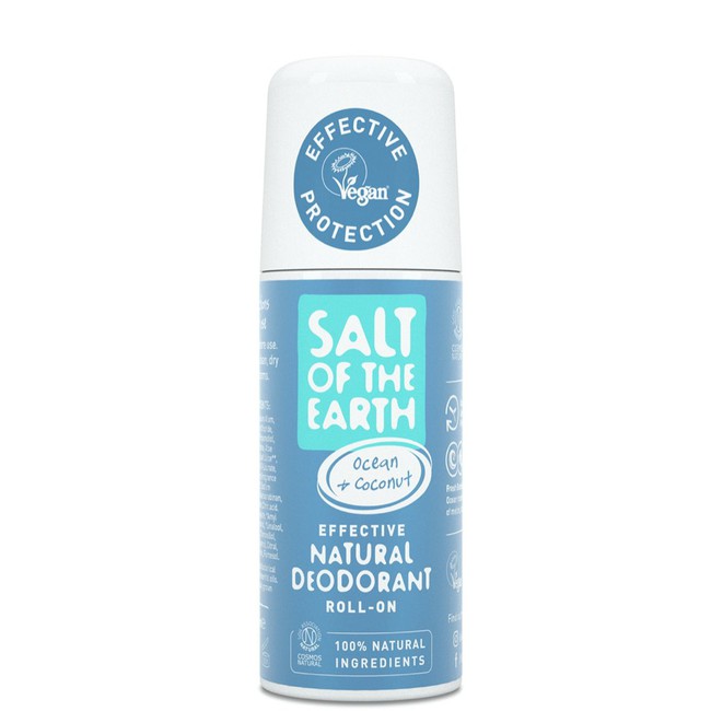 Prírodný kryštálový deodorant - oceán - kokos - roll on 75 ml