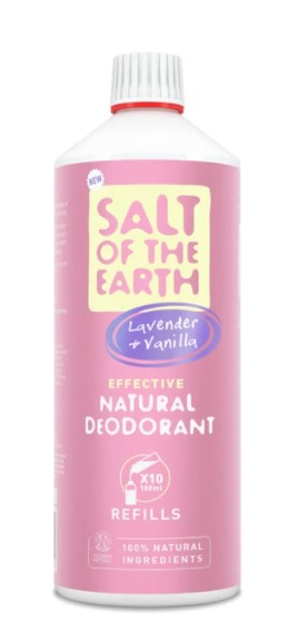 E-shop Prírodný kryštálový deodorant PURE AURA - levandula, vanilka, 1000ml náplň