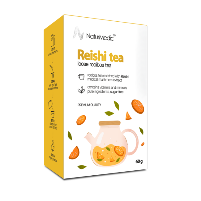 E-shop REISHI Rooibos čaj - reishi tea