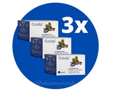 3x Colvita, prírodný kolagén 120 kapsúl