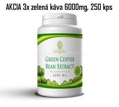 Zelená káva 250 kapsúl - 3ks