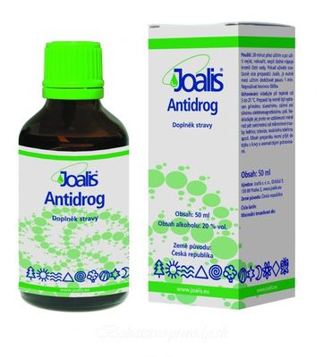 Antidrog - Joalis - záťaž chemickými liekmi