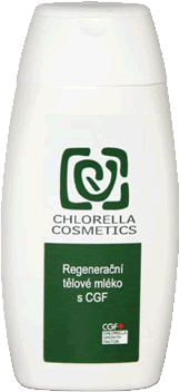 Chlorella telové mlieko s CGF