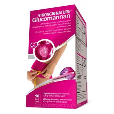Glucomannan 90 kapsúl - vysoký cholesterol