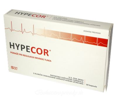 Hypecor 30kps - vysoký tlak (hypertenzia)