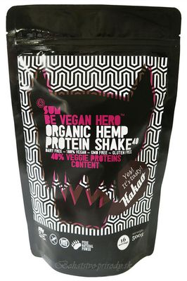 Konopný proteín Be Vegan Hero kakao BIO 500 g