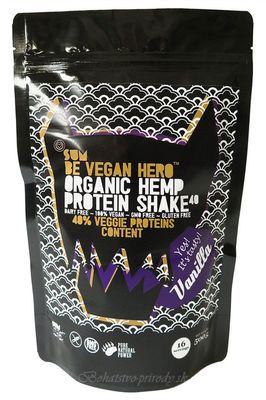 Konopný proteín Be Vegan Hero vanilka BIO 500 g
