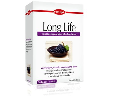 Long Life - resveratrol - 60 kapsúl (30+30)