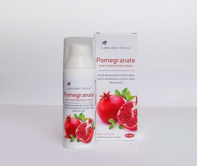 Pomegranate nočný regeneračný pleťový krém 50 ml