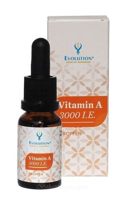 Vitamin A 3000 I.E. - kvapky 15ml Evolution