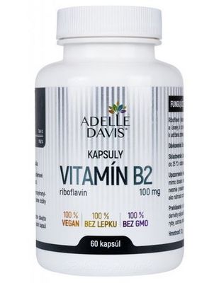 Vitamín B2 - Adelle Davis 100mg - 60cps