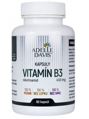 Vitamín B3 - Adelle Davis 400mg - 60cps
