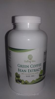 Zelená káva 1000mg, 250 kapsúl